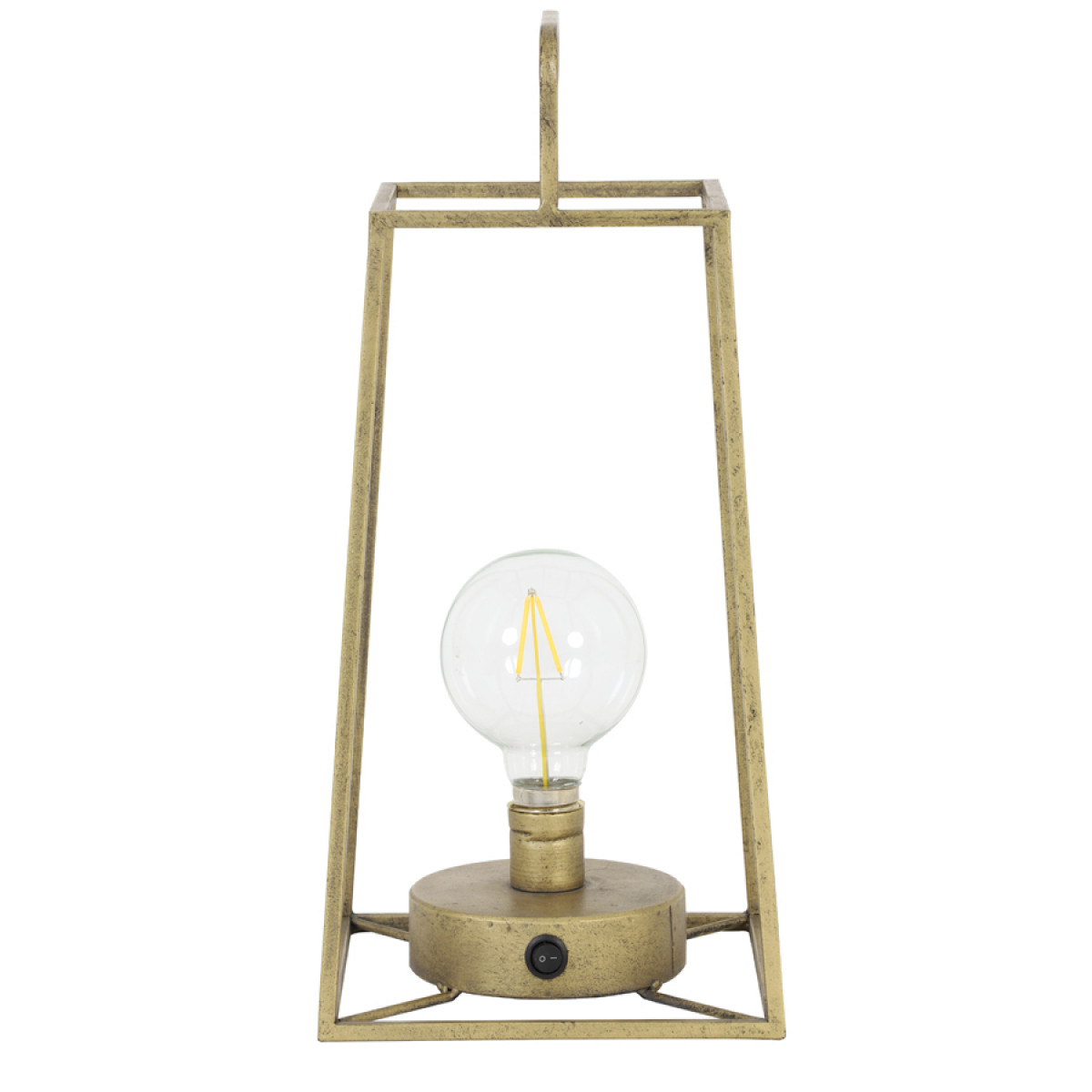 Tischlampe Fauve Antik Bronze mit LED