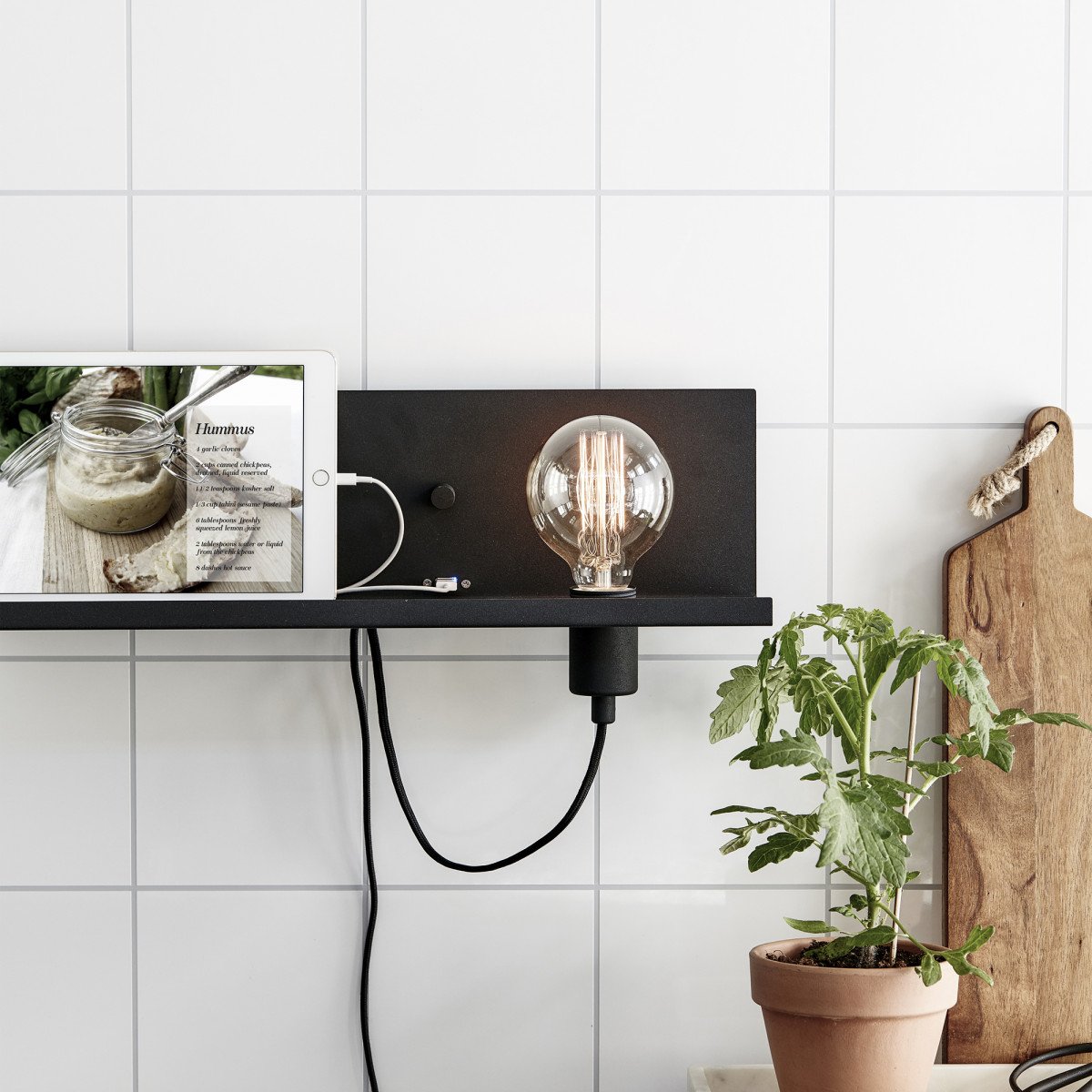 Moderne Wandleuchte Multi mit USB-Anschluss