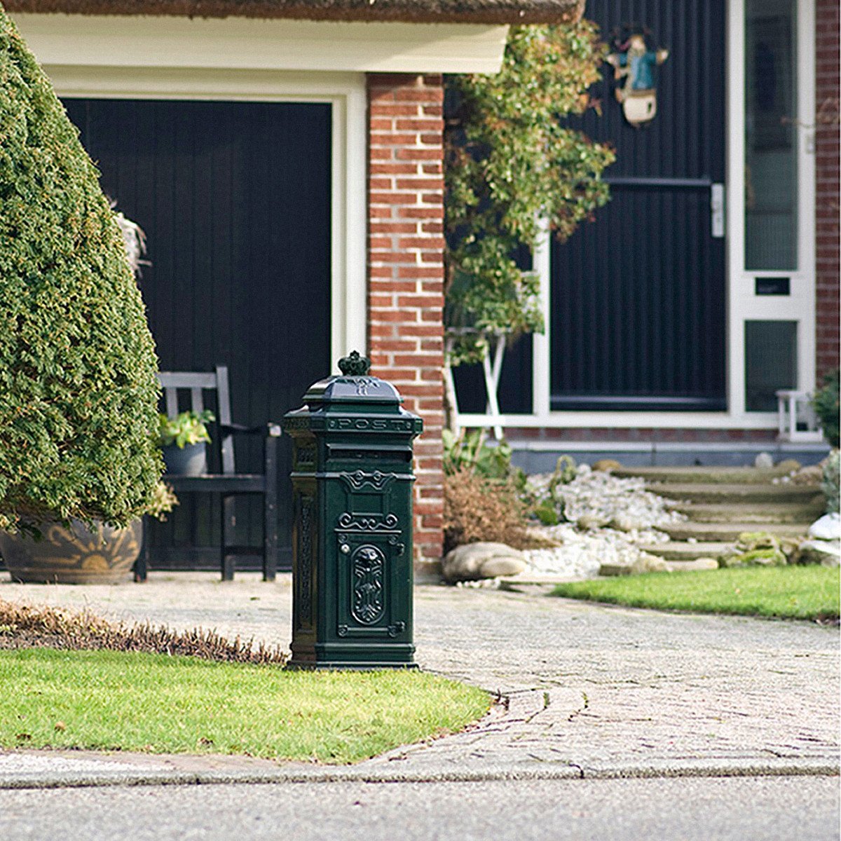 Briefkasten XL Schwarz