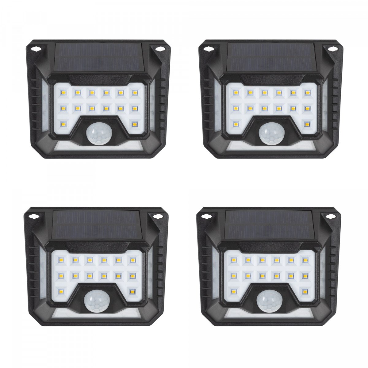 Wandleuchte LED Solar Sensor Solys S schwarz 