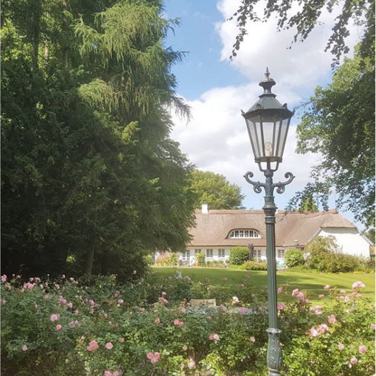 Historische Außenlaterne Gartenlampe Klassische Gartenlaterne Magdeburg