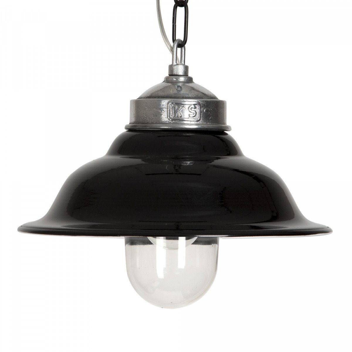 Retro Pendelleuchte Porto Fino Schwarz