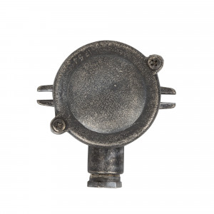 30er Jahre Schweißbox Endbuchse Zinn