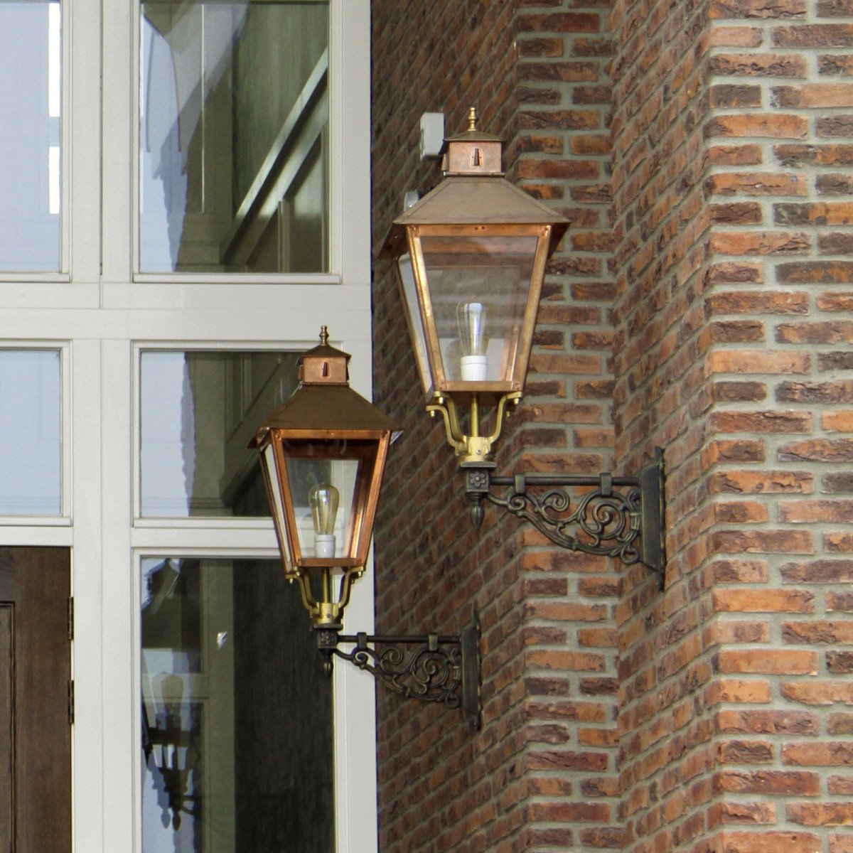 Maritime Außenlampe Wolfsburg Bronze