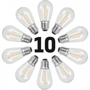 10er Pak I-Led Leuchtmittel 12v für die Lichterkette Party