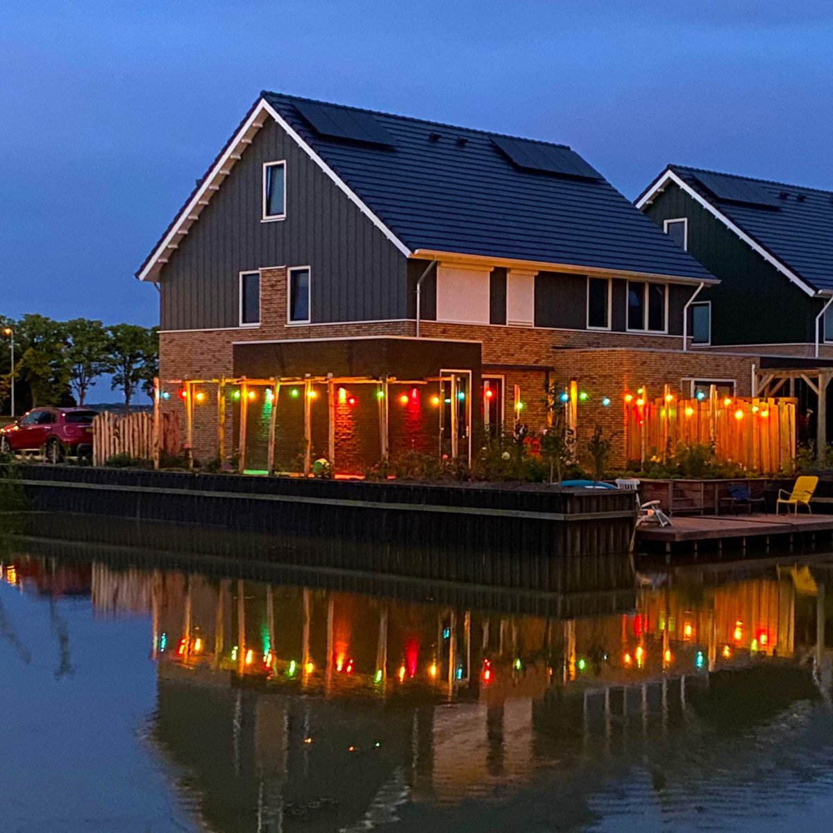 Partybeleuchtung LED Patio 30 Farben - 30 Meter / 36 Leuchten