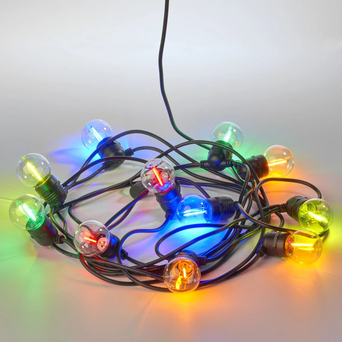 Lichterkette Party 10 Inklusive 12V LED Bunt