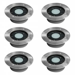 LED Solar Bodenspot rund Puck solar LED Solar Bodenspot rund Puck solar