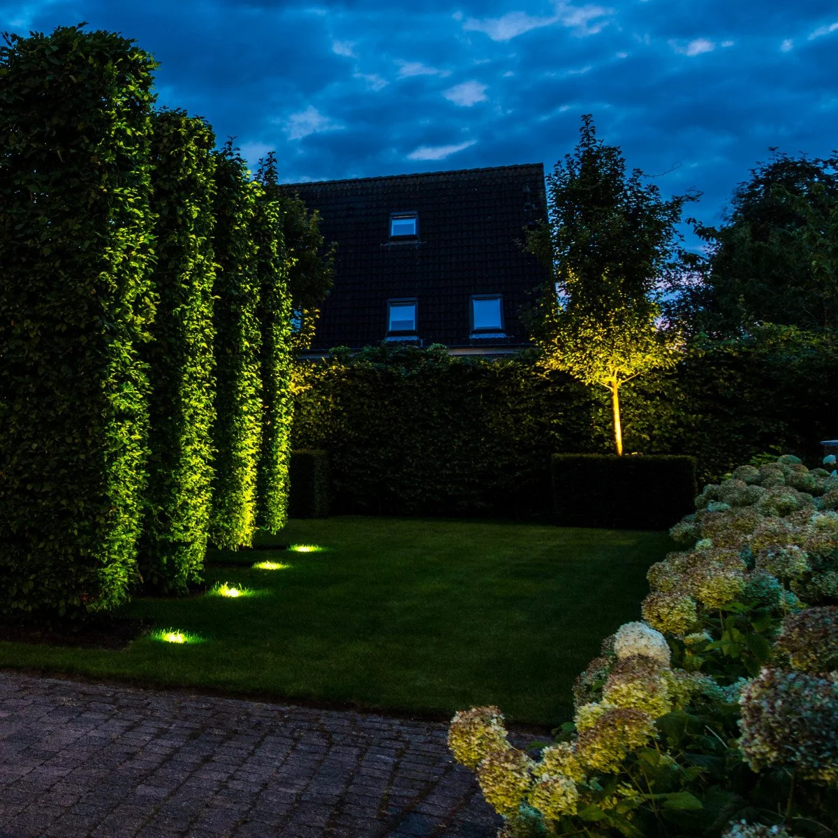 Bodenspot LED Ø11 Rund Edelstahl Set (6-stück)