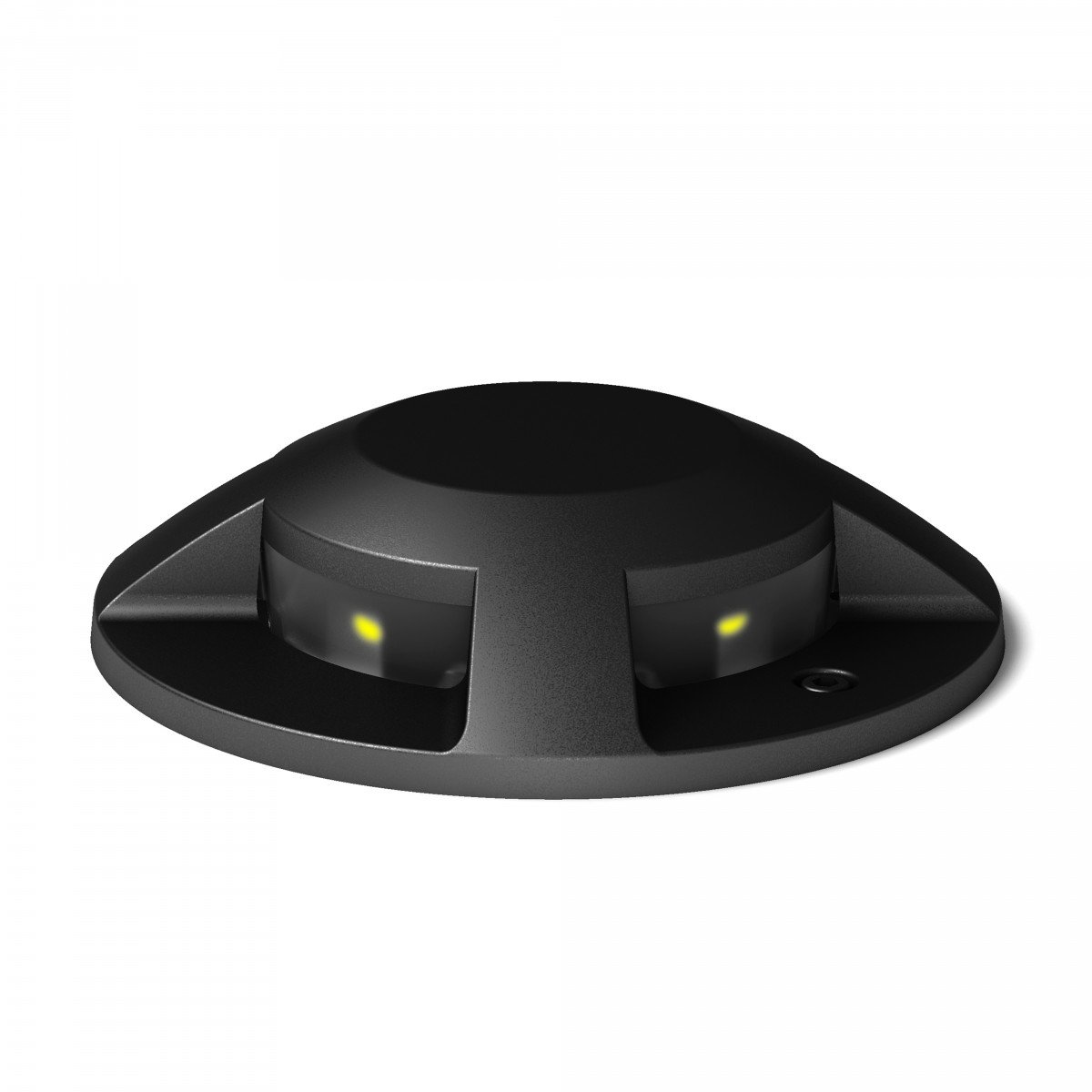 Bodenmontagespot Evo Bodenspot 4 Schwarz LED-Aufbaustrahler 4 Strahlungsauslässe Lichtfarbe 3000K