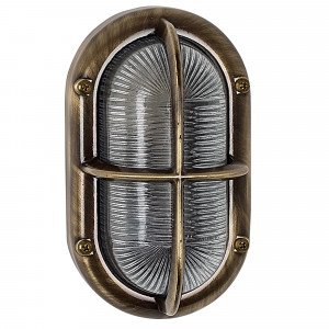 Robuste Außenleuchte Oculus Bronze