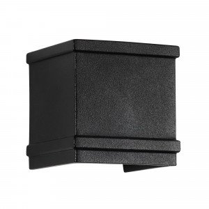 Wandleuchte Borgo Schwarz