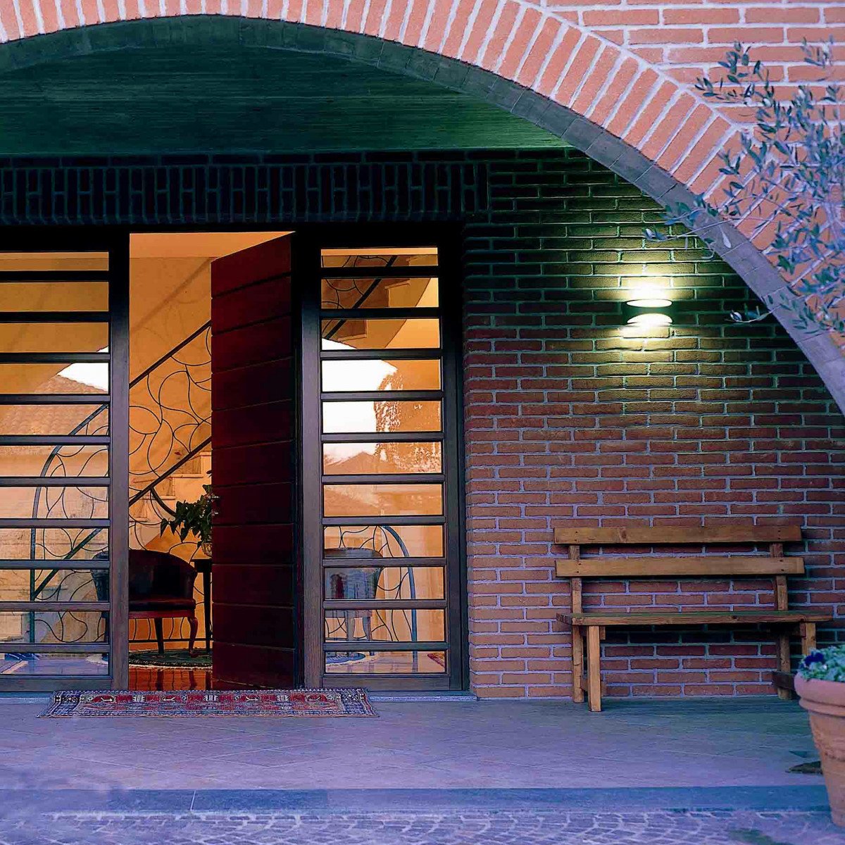 Flache Aussenlampe Allura