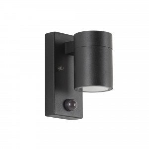 Downlighter Bewegungssensor Mattschwarz 