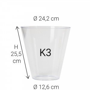 Ersatzglas K3 Kunststoffglas K3 5805