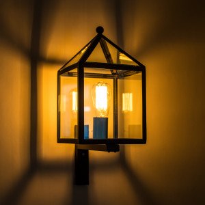 Wandleuchte Bloemendaal mit Tag/Nacht Sensor LED