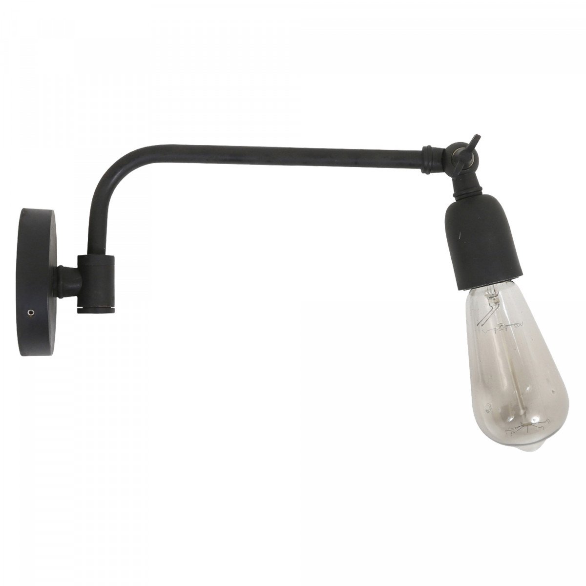 Retro & Vintage Wandleuchte Carlton Schwarz