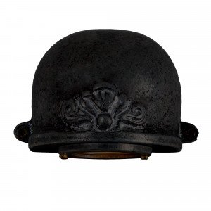 Nautischer Wandspot Alba Schwarz