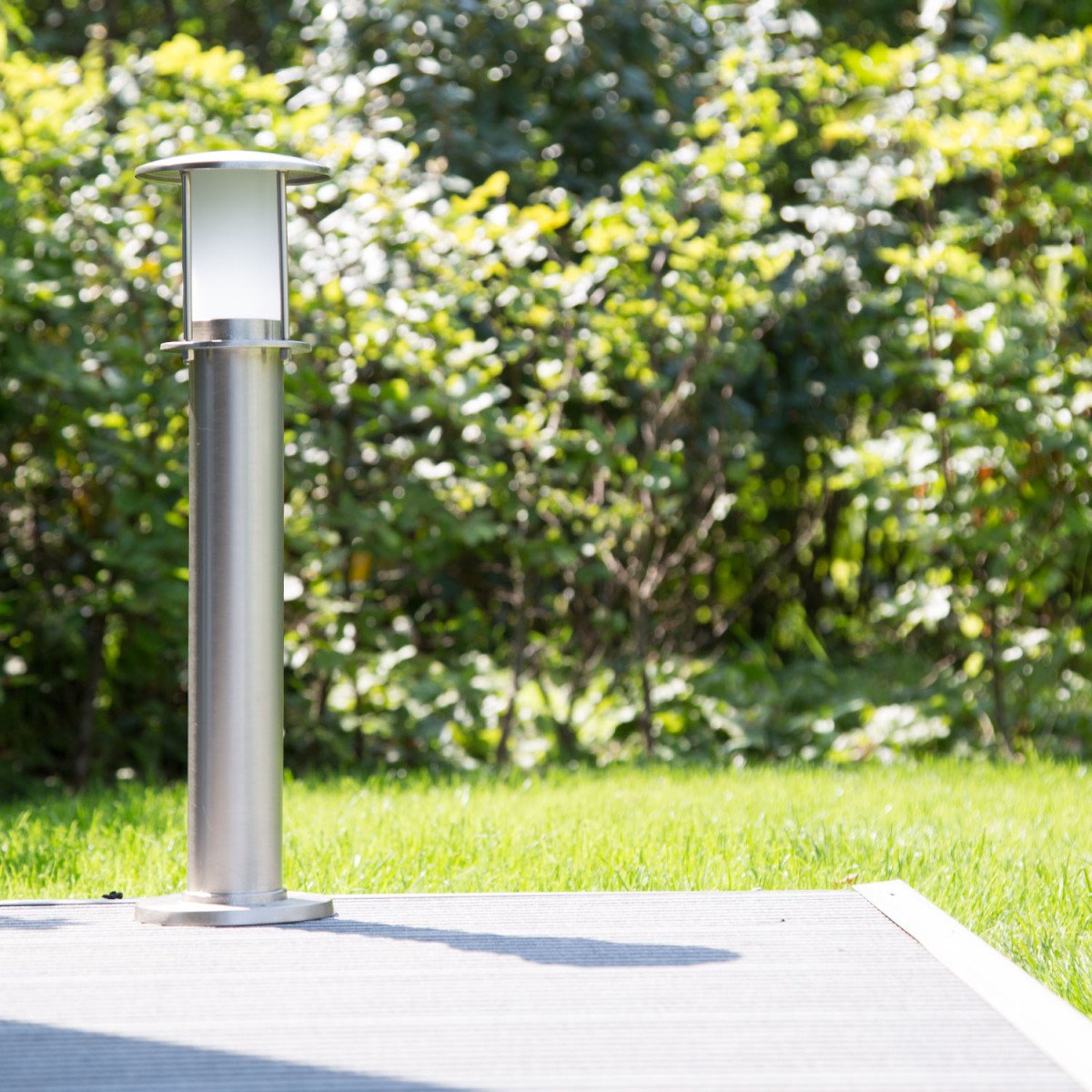 Nautische Gartenlampe Resident 2 Nickel