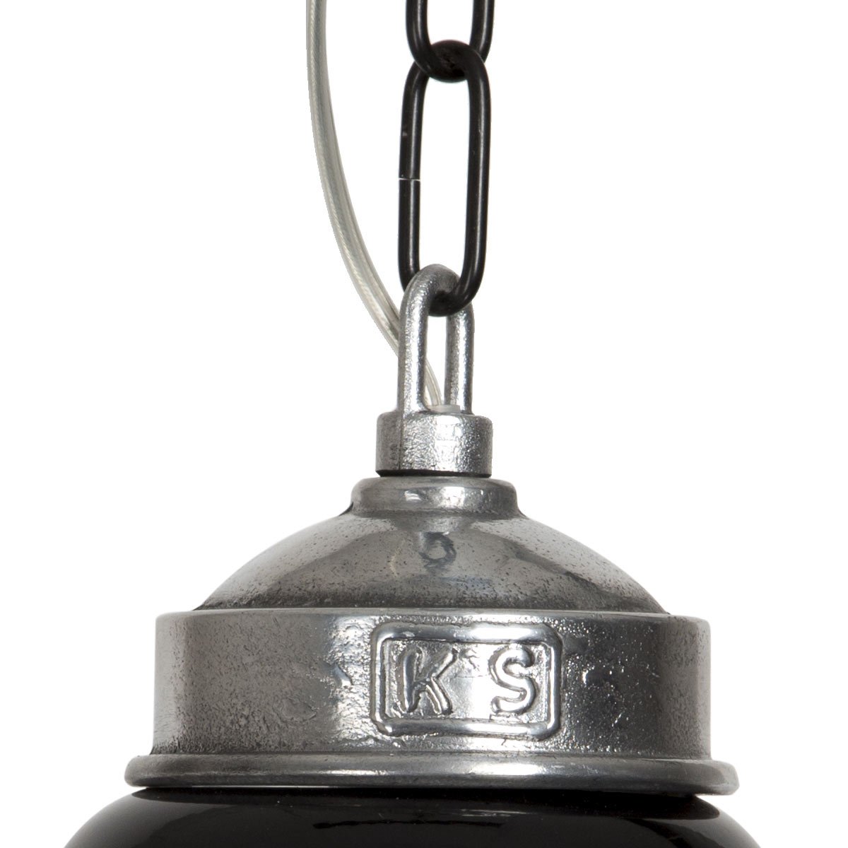 Retro Pendelleuchte Porto Fino Schwarz