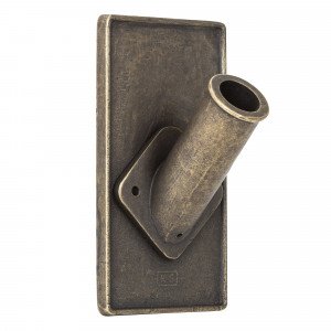 Schlichter Fahnenhalter Bronze Design Schlichter Fahnenhalter Bronze Design