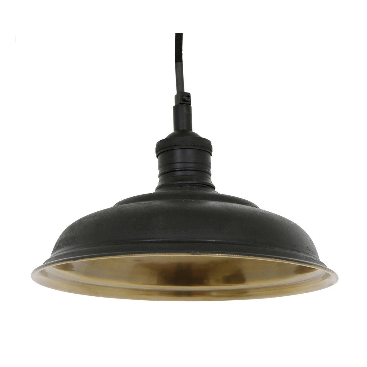 Industrielle-Vintage Ducasse L Hängelampe Antik Schwarz