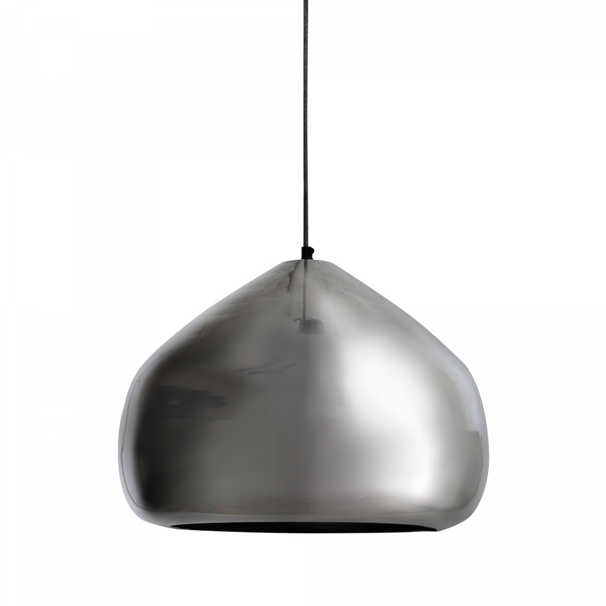 Alu Shiny Drop Hängeleuchte Silber Aluminium Ø28 cm E27 modern