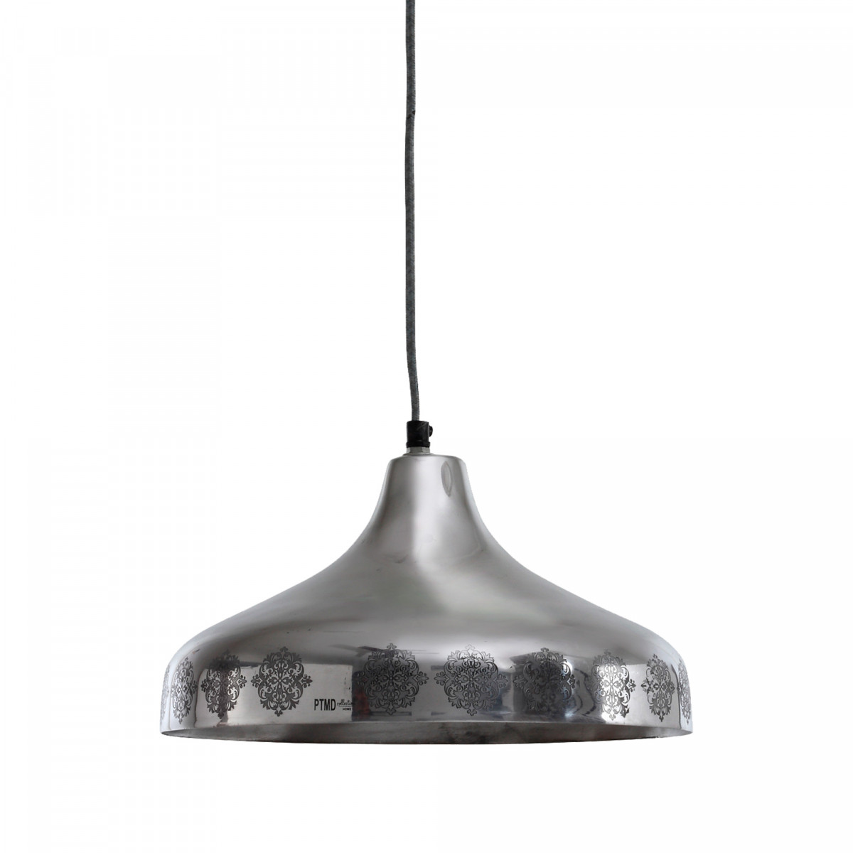 Alu Shiny Flat S Hängeleuchte Silber Aluminium Ø22 cm E27 Innenbeleuchtung