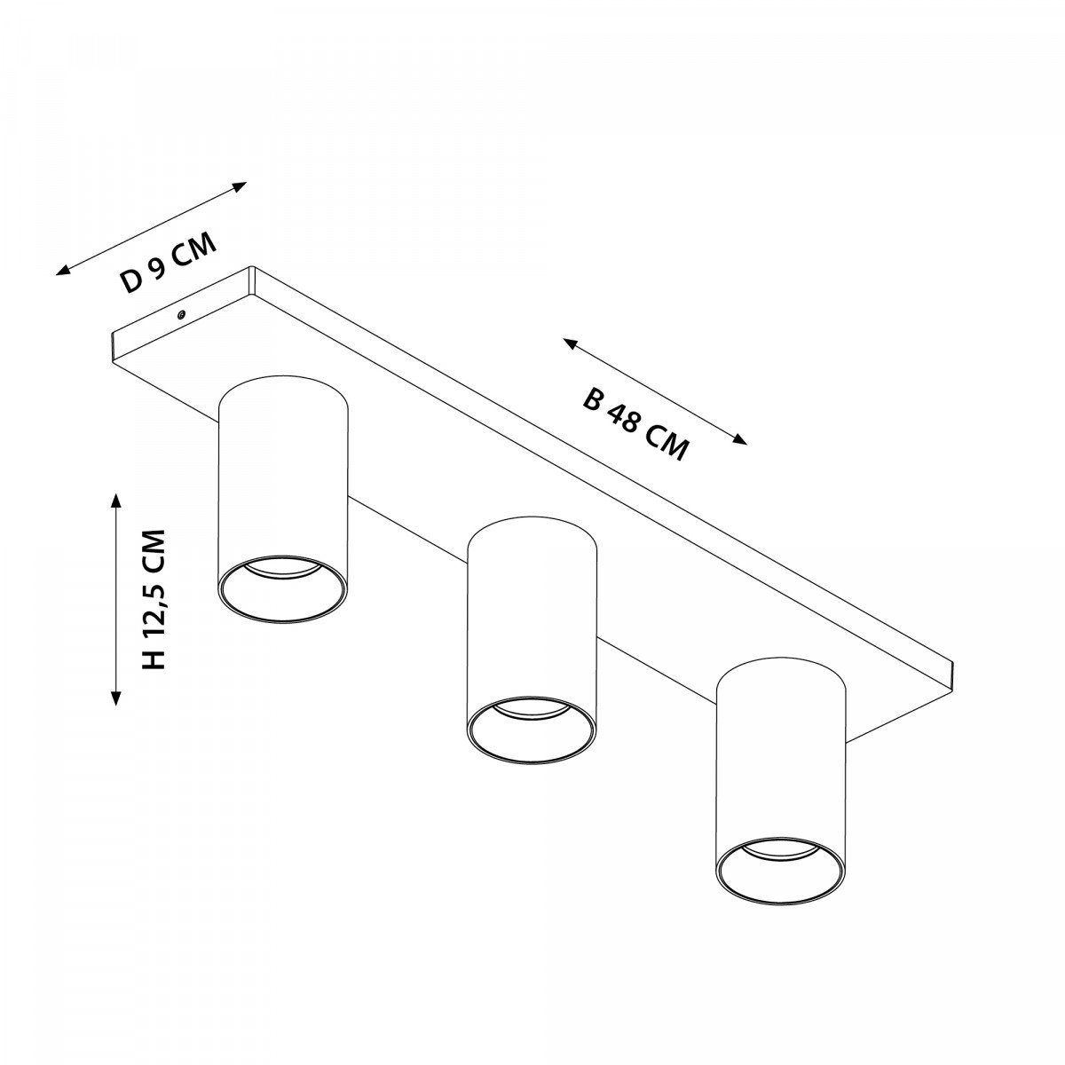 Innenbeleuchtung Mila Aufbauleuchte Bronze modern