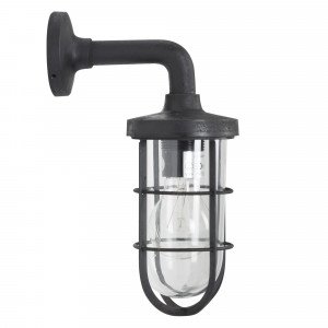 Nautische Wandleuchte Tristan Schwarz