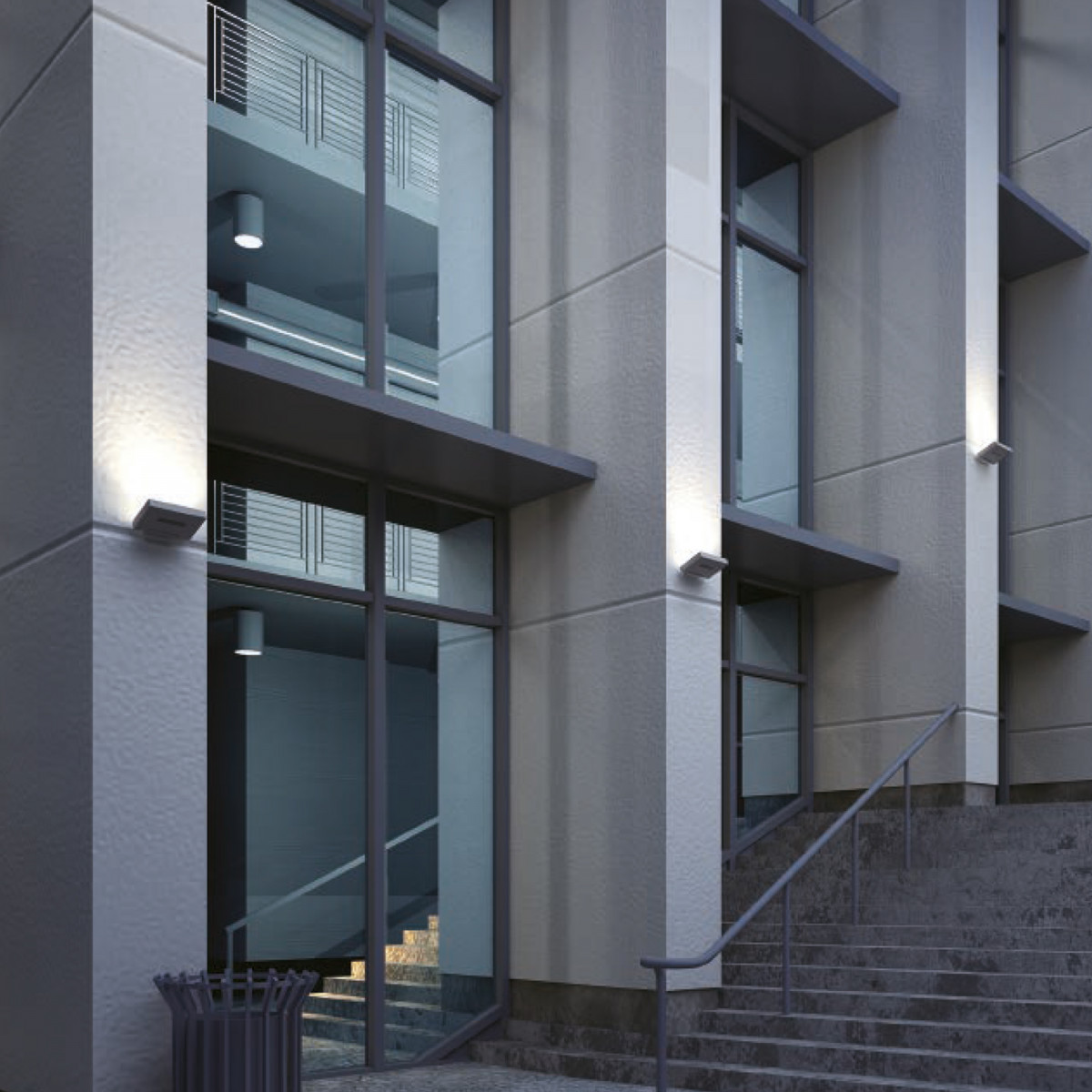 Wand- & Deckenleuchte Flutlicht Delta