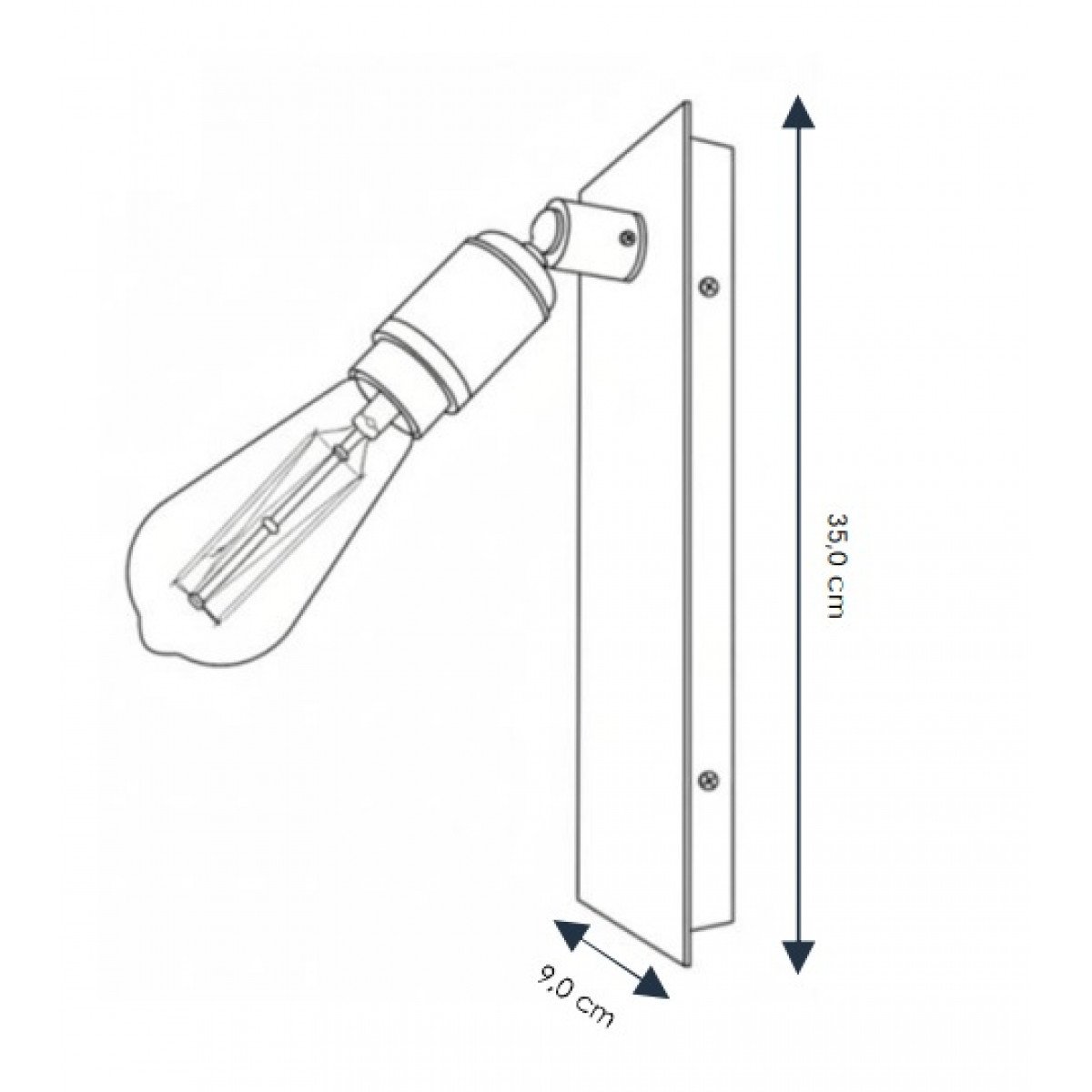 Innenleuchte Ritz Wandleuchte Messing Luxuslampe mit Schnur
